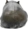 A stuffed toy wombat viewed from the back. Produktbild-Vorschau
