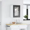 vidaXL Küchen-Hängeschrank mit Glastür Kalmar Schwarz Produktbild-Vorschau 2