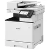 A studio shot of a white Canon i-SENSYS MF842cdw color multifunction printer. Produktbild-Vorschau