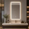 LED koupelnové zrcadlo 50 × 70 cm, dotykové, stmívatelné, 3 Náhled obrázku produktu 7