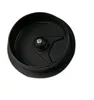 A black cable grommet is shown on a white background. Podgląd zdjęcia produktu