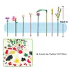 Mini blumen bauset,547 stück farbenfrohe blumen aus Produktbild-Vorschau 2