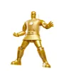 A golden Iron Man action figure is shown from the front, standing with its legs apart and arms outstretched. Produktbild-Vorschau