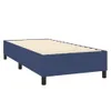 vidaXL Boxspringbettgestell Blau 90x200 cm Stoff Produktbild-Vorschau 3