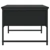 Table basse noir 101x49x39,5 cm bois d'ingénierie Voir les images du produit 7