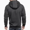 Herren Slim Fit Cardigan Mit ReißVerschluss Zipper Produktbild-Vorschau 2