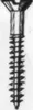 A close-up, black and white illustration of a screw. Produktbild-Vorschau