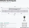 doporro Lavabo Suspendu avec Bonde Vasque à Poser Gris Noir Voir les images du produit 7