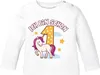Baby Langarm-Shirt Einhorn Alter Zahl Spruch Ich bin schon Produktbild-Vorschau 1