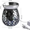 Whole Hausewares 12,5 X 14,5 cm Mosaik Glas Duftwärmer, Produktbild-Vorschau 3