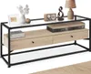 A sideboard with decorative items on top, presented on a white background. Produktbild-Vorschau