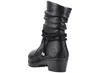 Rieker Damen Stiefelette Kordel Profilsohle Blockabsatz Produktbild-Vorschau 3