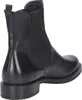 A black leather Chelsea boot shown from the back-right side on a white background. Voir les images du produit