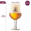 Carmeliet - Szklanka do piwa Tripel 330ml - 2 szt Podgląd zdjęcia produktu 7