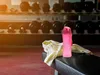 Sportflasche Trinkflasche 650ml Rot Pink Wasserflasche Produktbild-Vorschau 6
