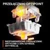 Close-up view of a mechanical keyboard switch, highlighting its internal components and lighting. Náhľad obrázku produktu