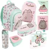 Rucksack, Schulset, 8-teilig, für Mädchen, Pusheen, Rosa, Produktbild-Vorschau 1
