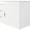 Armoire de salle de bain Merax avec vasque, meuble vasque Voir les images du produit 10