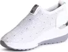topschuhe24 2711 Damen Keil Sneaker Glitzer Slipper, Produktbild-Vorschau 2