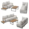 SVITA MALIBU Gartenlounge Set Modulare Outdoor Lounge 25cm Produktbild-Vorschau 5