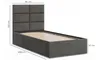 Polsterbett VASTO 90x200 mit Bettkasten und hochklappbarem Produktbild-Vorschau 7