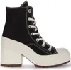 A studio shot of a black Converse Chuck 70 De Luxe Heel shoe. Produktbild-Vorschau