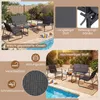 COSTWAY 4 tlg. Gartenmöbel Set, Lounge Möbel Outdoor mit 2 Produktbild-Vorschau 5