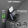 deleyCON USB-C Adapter Winkel 90 Grad (2 Stück) 40Gbps, Produktbild-Vorschau 5
