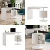 Biurko Vicco Lara Biały wysoki połysk 120 x 50 cm z 2 Podgląd zdjęcia produktu 9