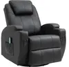Massagesessel 360° drehbar Relaxsessel mit Wärmefunktion Produktbild-Vorschau 1