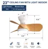 Diagram showing dimensions and features of a ceiling fan. Náhled obrázku produktu