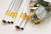 Several rolls of clear cellophane wrap are shown on the left, and a bouquet of flowers wrapped in cellophane is on the right. Produktbild-Vorschau