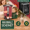 TRESKO® kocioł do grzanego wina czerwony 6,8 l / 1500 W ze Podgląd zdjęcia produktu 2