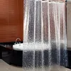 Transparenter Duschvorhang, 180 x 200 cm, 3D, waschbar, Produktbild-Vorschau 1
