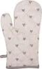 Clayre & Eef Ofenhandschuh 18x30 cm Beige Grau Baumwolle Produktbild-Vorschau 1