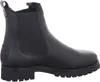 A side view of a black leather Chelsea boot with a lug sole. Produktbild-Vorschau