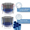 Trampolin Schaumstoffrohre 12x Polster 92cm - Blau- Produktbild-Vorschau 6