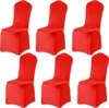 6 Stück Universal Stretch Stuhlhussen, Einfarbig Stuhlbezug Produktbild-Vorschau 1