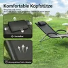 SoBuy Lehátko Plážové lehátko Záhradné lehátko Relaxačné Náhľad obrázku produktu 5
