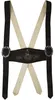 Vorderansicht dunkelbrauner Wildlederträger mit Stickdesign. Handgefertigte traditionelle Leder-H-Träger, ideal für Lederhosen und bayerische Trachten. Authentische German Wear Träger. Produktbild-Vorschau