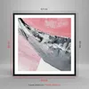 Gerahmtes Poster - Schwarzer Rahmen - Rosa Grau Farbe - Produktbild-Vorschau 5