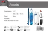 F2  SUP Stand Up Paddle Board Axxis  12'2''  Blau Produktbild-Vorschau 6