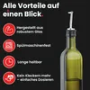 Grillx Olivenöl Glasflasche 500ml – mit Ausgießer, Trichter Produktbild-Vorschau 2