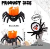 Sada 12 LED svíček ve tvaru pavouka jako halloweenská Náhled obrázku produktu 5