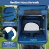 Skladací kočík pre psov COSTWAY, kočík pre psov do 15 kg, Náhľad obrázku produktu 5