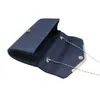 Bleu foncé Brillant Portefeuille d'Embrayage à Enveloppe Voir les images du produit 5