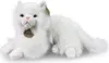 Mascotte Gatto Persiano Bianco Di Peluche Realistico Rappa Anteprima dell’immagine prodotto 1