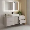 RODAN | Waschbeckenunterschrank - Beige - 160 cm - Mit Produktbild-Vorschau 3