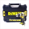A DeWALT drill and its case are displayed against a white background. Podgląd zdjęcia produktu