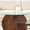 Moderner minimalistischer gehärteter Glas-Couchtisch, Produktbild-Vorschau 5